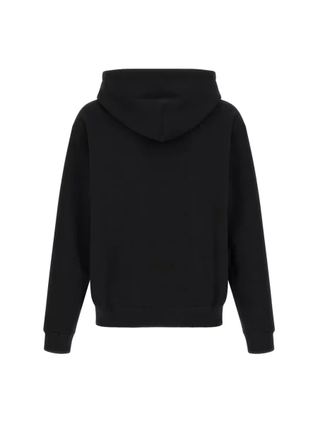 Bluza z kapturem Jil Sander z kapturem czarna