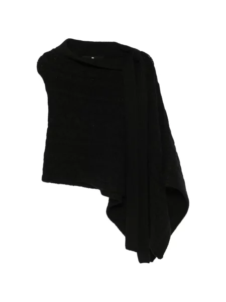 Geacă Ermanno Scervino tricotate asimetrică negru
