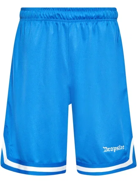 Dropsize Pantaloni azur alb