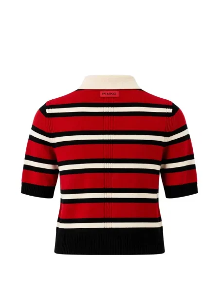 Scurt tricou polo Pinko roșu