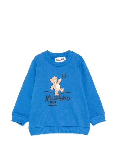 Bluza dziecięca Moschino niebieska