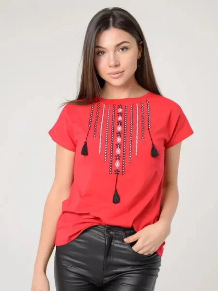 Рубашка Melanika красная
