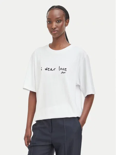 BOSS Tricou alb