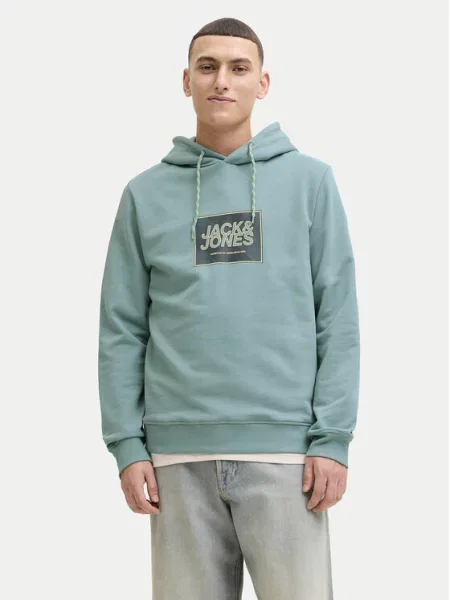 Jack & Jones Džemperis Jjrain Sweat Hood Turkio