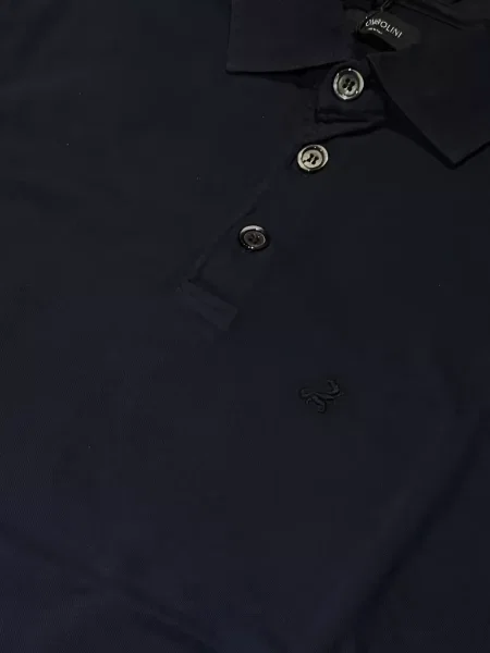 Lung tricou polo Tombolini albastru
