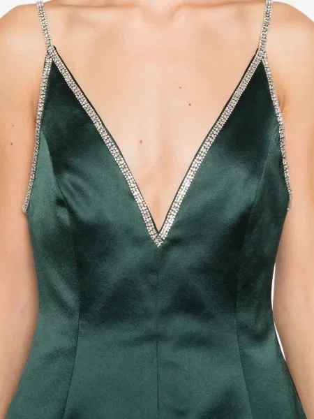 Rochie mini Retrofete de costum verde