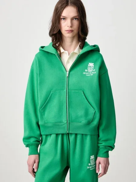 Sporty & Rich SRCC bluza rozpinana z kapturem