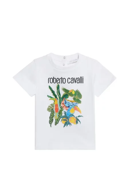 Koszulka dziecięca Roberto Cavalli biała