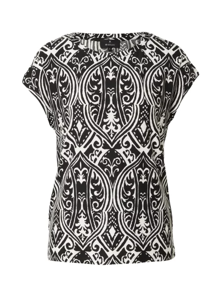 Monari Tricou negru alb