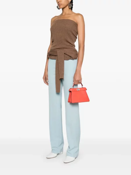 Mažas rankinė Fendi Peekaboo raudona
