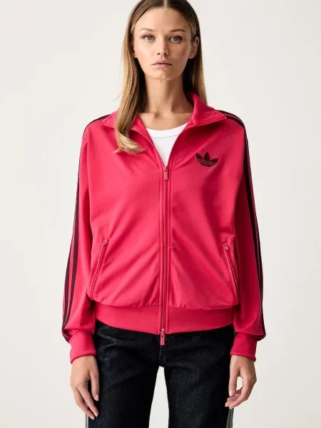 Adidas Originals hanorac cu pentru femei Firebird roz