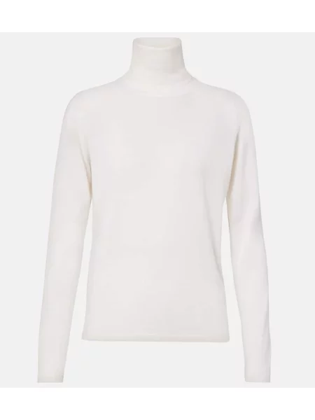 Pulover Max Mara de lână alb