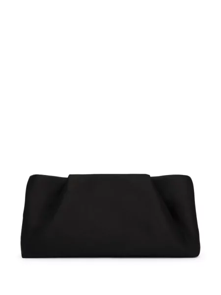 Σατέν clutch Malone Souliers μαύρο