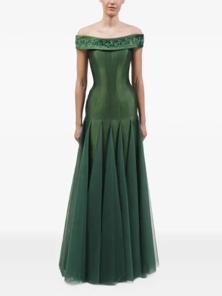Rochie maxi Rami Al Ali verde