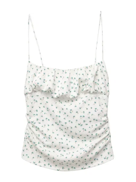 Top Pull&bear bílý