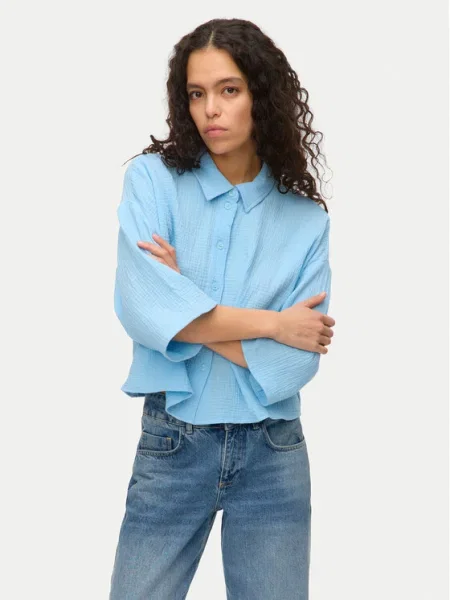 Vero Moda Cămașă Natali albastru