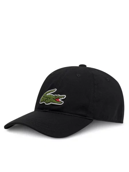 Κασκέτο Lacoste μαύρο