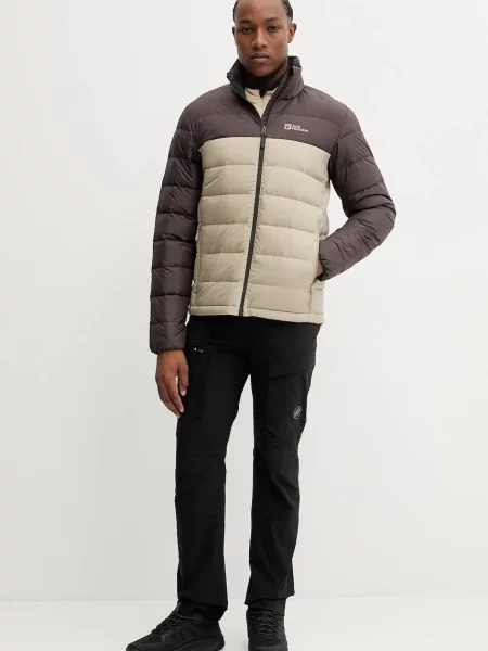 Пуховик Jack Wolfskin зеленый