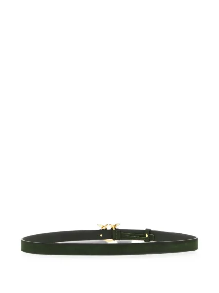 Cu centură curea Pinko din piele de căprioară cu cataramă verde