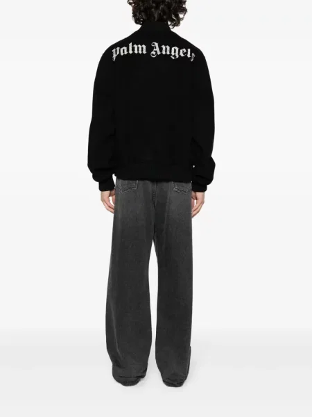 Geacă bomber Palm Angels cu broderie negru