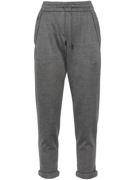 Pantaloni Brunello Cucinelli alergare gri