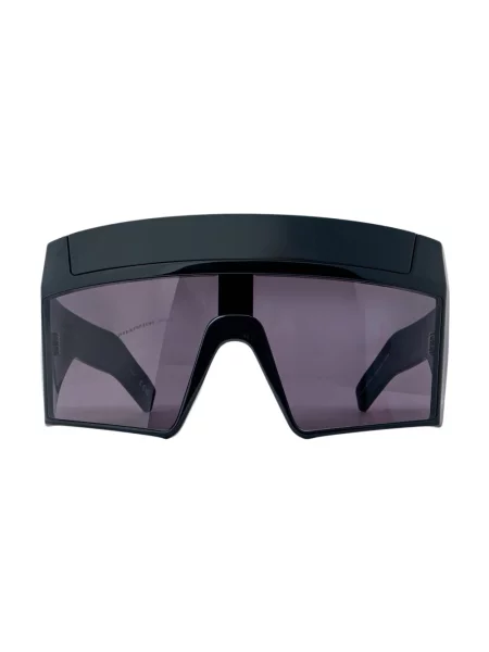 Rick Owens DRKSHDW Rev Shiny okulary przeciwsłoneczne czarne