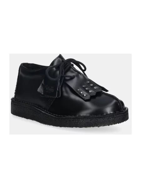 Sneakers Clarks Originals Desert Trek Black Hi Shine Leather EUR 39 czarne