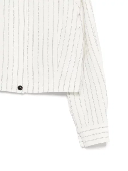 Geacă Low Classic cu dungi clasică alb