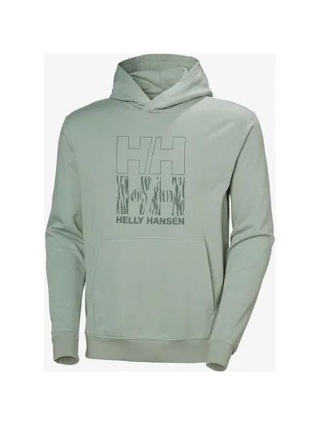 Bluza z kapturem Helly Hansen Core Graphic Sweat jasny S zielony