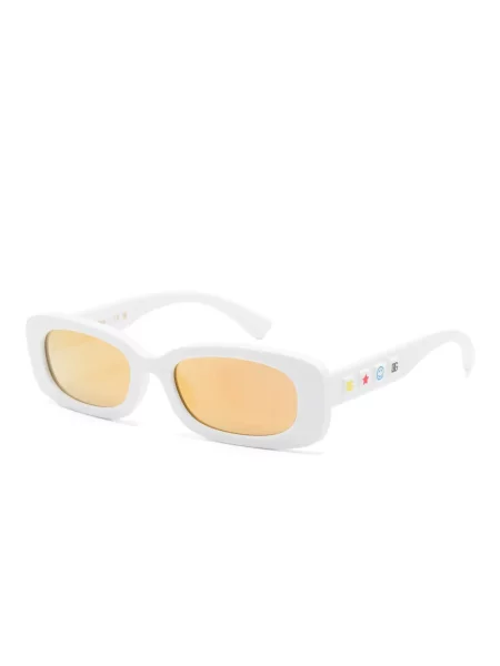 Okulary przeciwsłoneczne dziecięce Dolce & Gabbana Eyewear białe