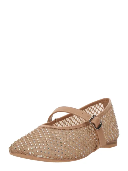 CALL IT SPRING Baleríny s řemínky ELYIAA písková