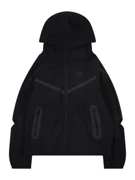 Nike Sportswear Geacă de primăvară-toamnă gri închis negru