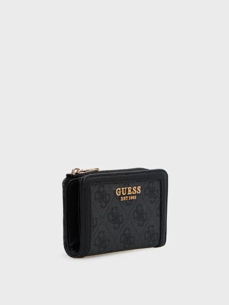 Кошелек Guess с принтом черный
