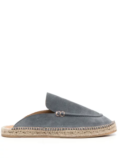 Espadrile Scarosso din piele de căprioară gri