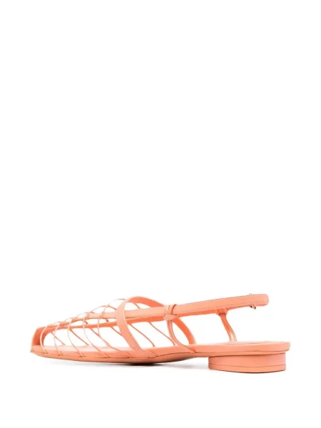 Sandale Ferragamo slingback portocaliu