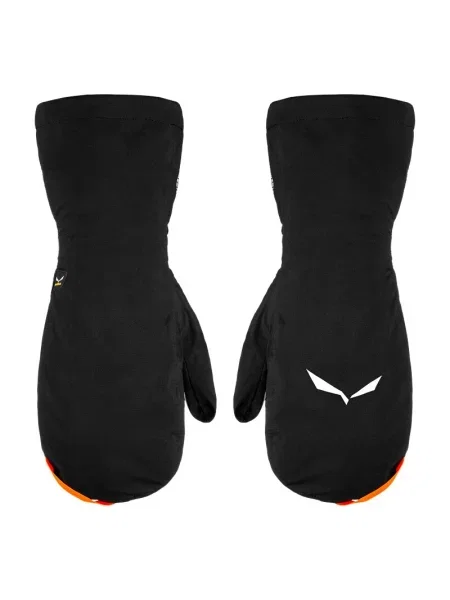 Trekingové rukavice Salewa Ortles PTX 3L Overmitten black out čierna