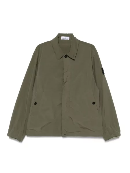 Geacă Stone Island cu strasuri verde