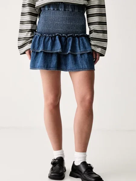 Tommy Jeans Fustă denim albastru