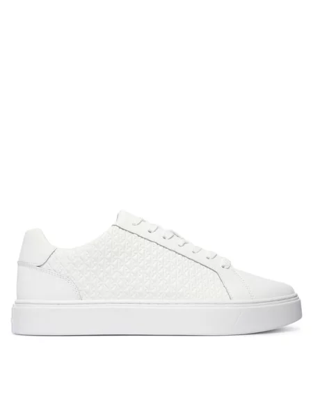 Calvin Klein Jeans Laisvalaikio batai Classic Cupsole Laceup Aop balta