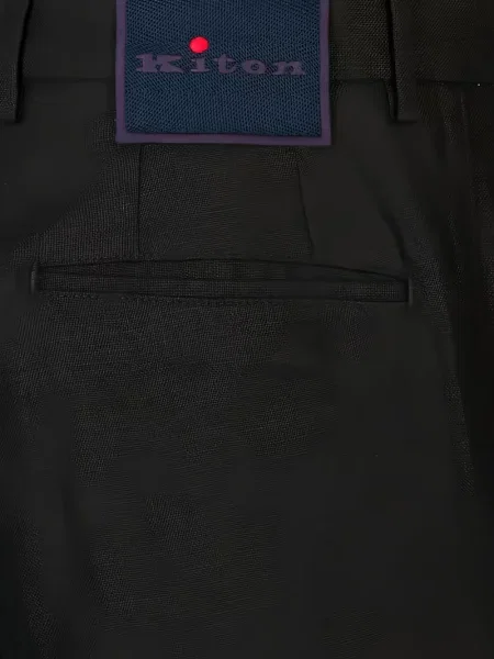 Pantaloni scurți cargo Kiton negru