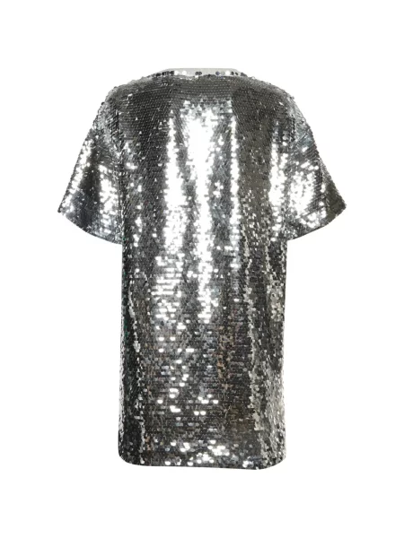 Rochie mini Love Moschino cu paiete plasă