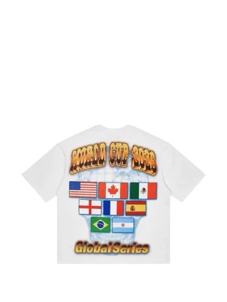 Tricou Godspeed cu imagine alb