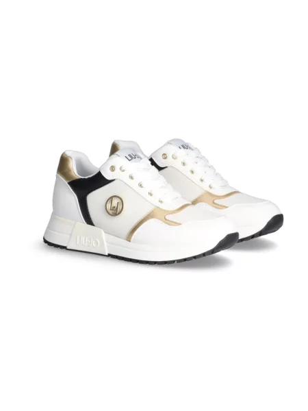 Sneakersy Liu Jo skórzane casual białe