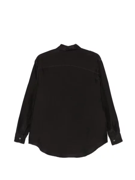 Cămașă Barena din satin negru