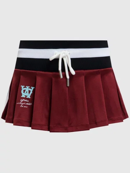 Спідниця-шорти міні Serena Off-white червона