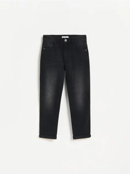 Reserved Blugi regular clasici negru