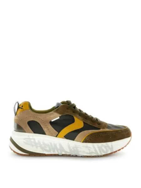 Sneakersy Voile Blanche skórzane zielone