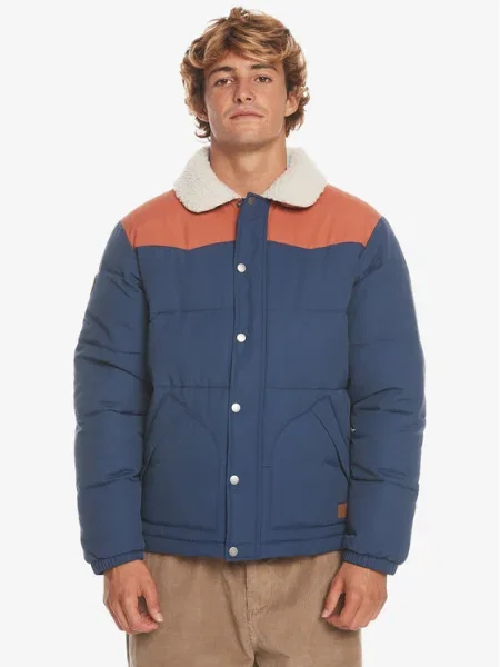 Quiksilver Geacă din puf The Puffer Jckt Bleumarin