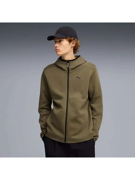 Hanorac cu glugă Puma verde