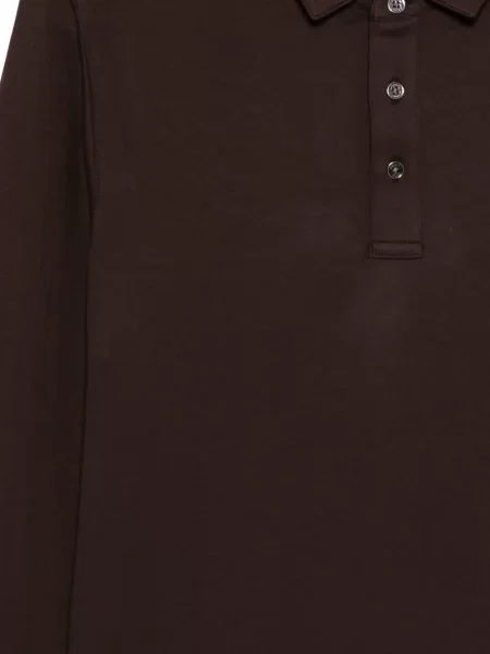 Polo Michael Kors cu broderie maro